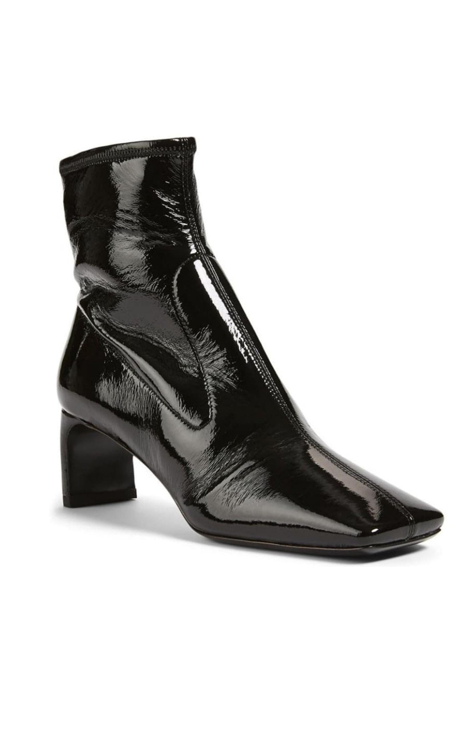 Тechnical Patent Leather Ankle Boots - 3