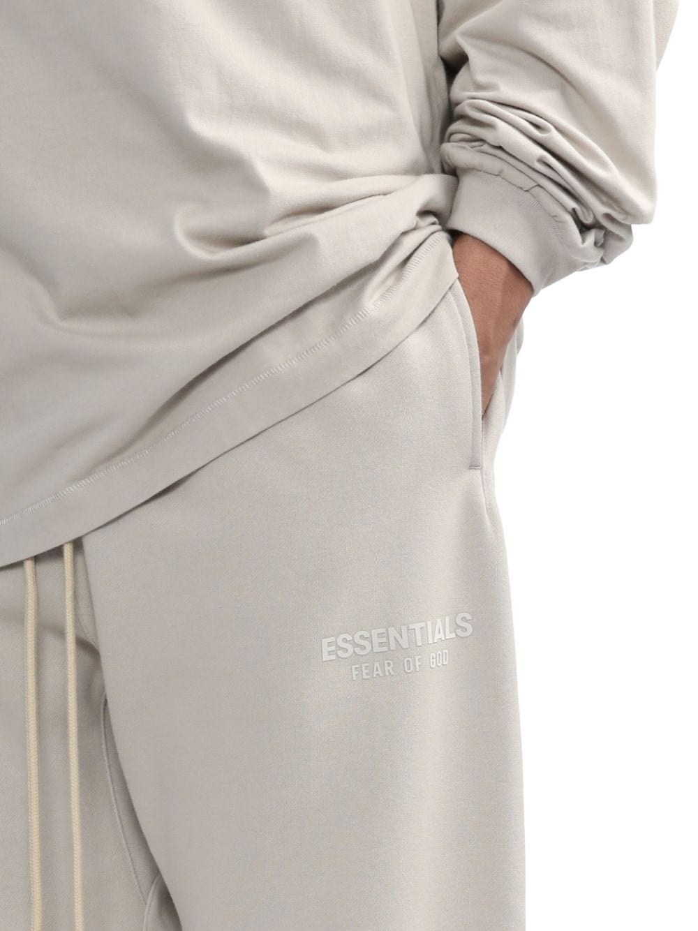 logo-print jersey track pants - 5