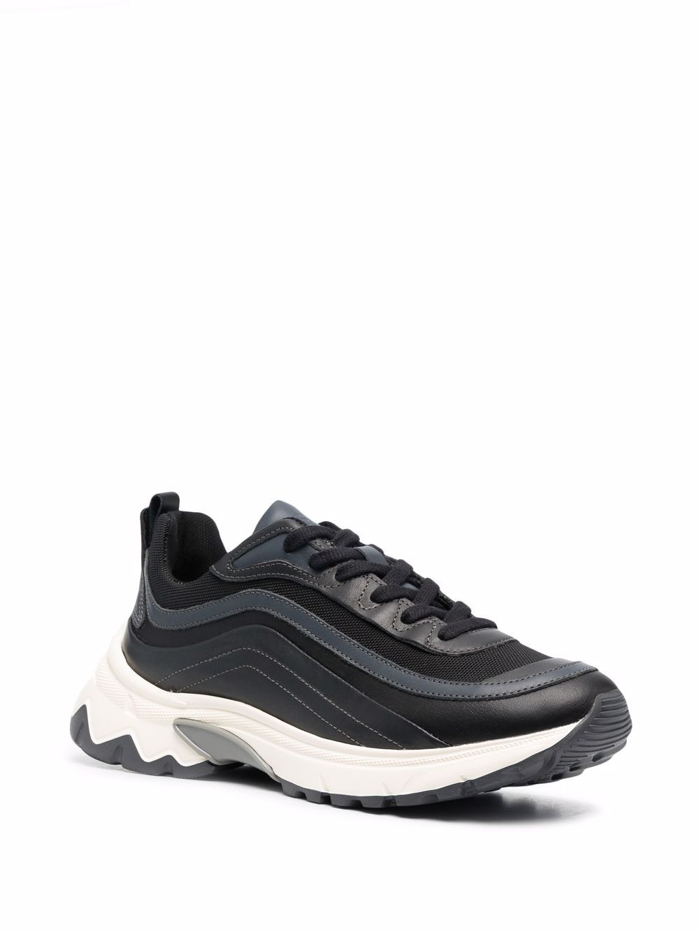 Minimal runner chunky sole sneakers - 2