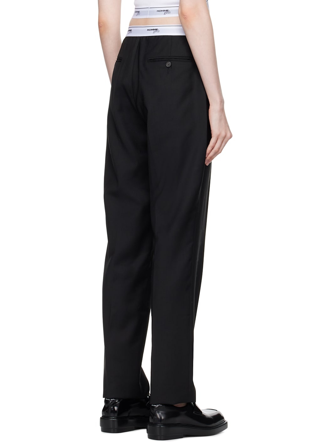 Black Classic Trousers - 3