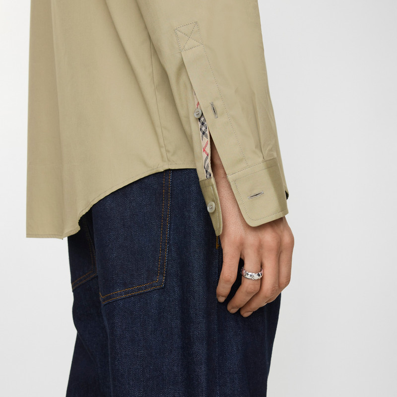 Regular Fit Cotton Poplin Shirt 3