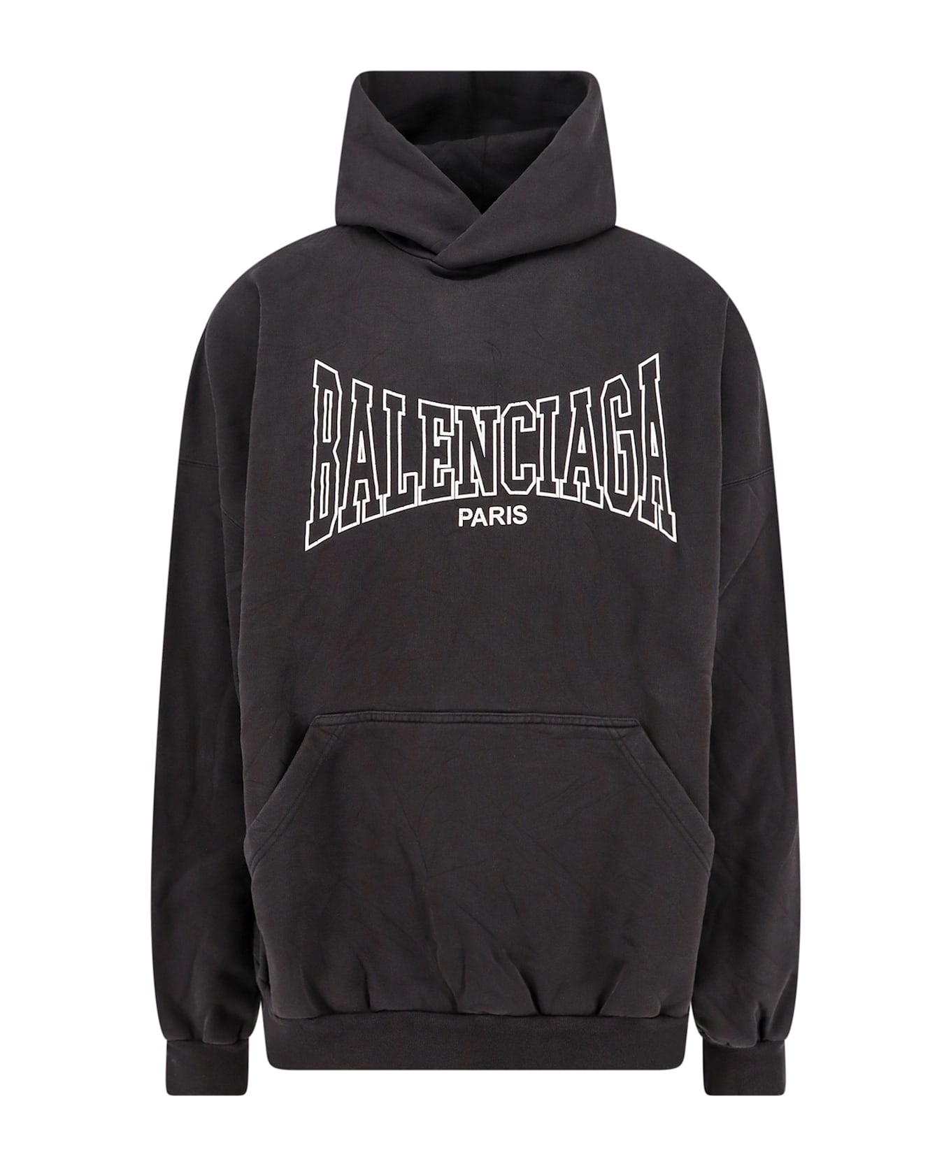 Logo Print Hoodie - 1