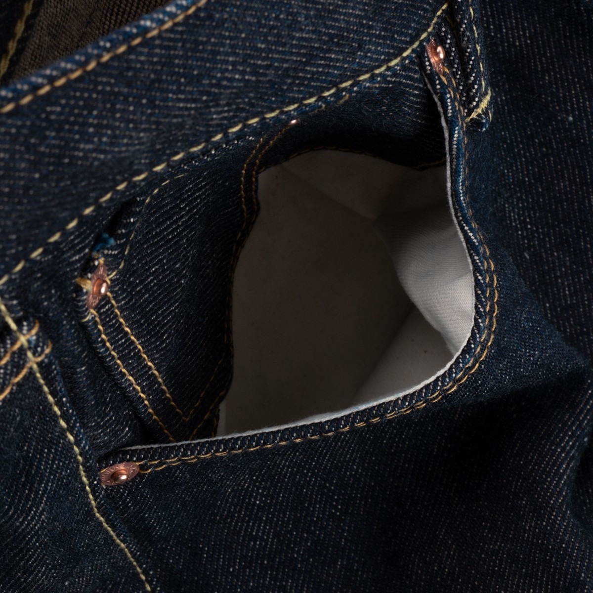 IH-555-SST 21oz Shinayaka Selvedge Denim Super Slim Cut Jeans - Indigo - 8