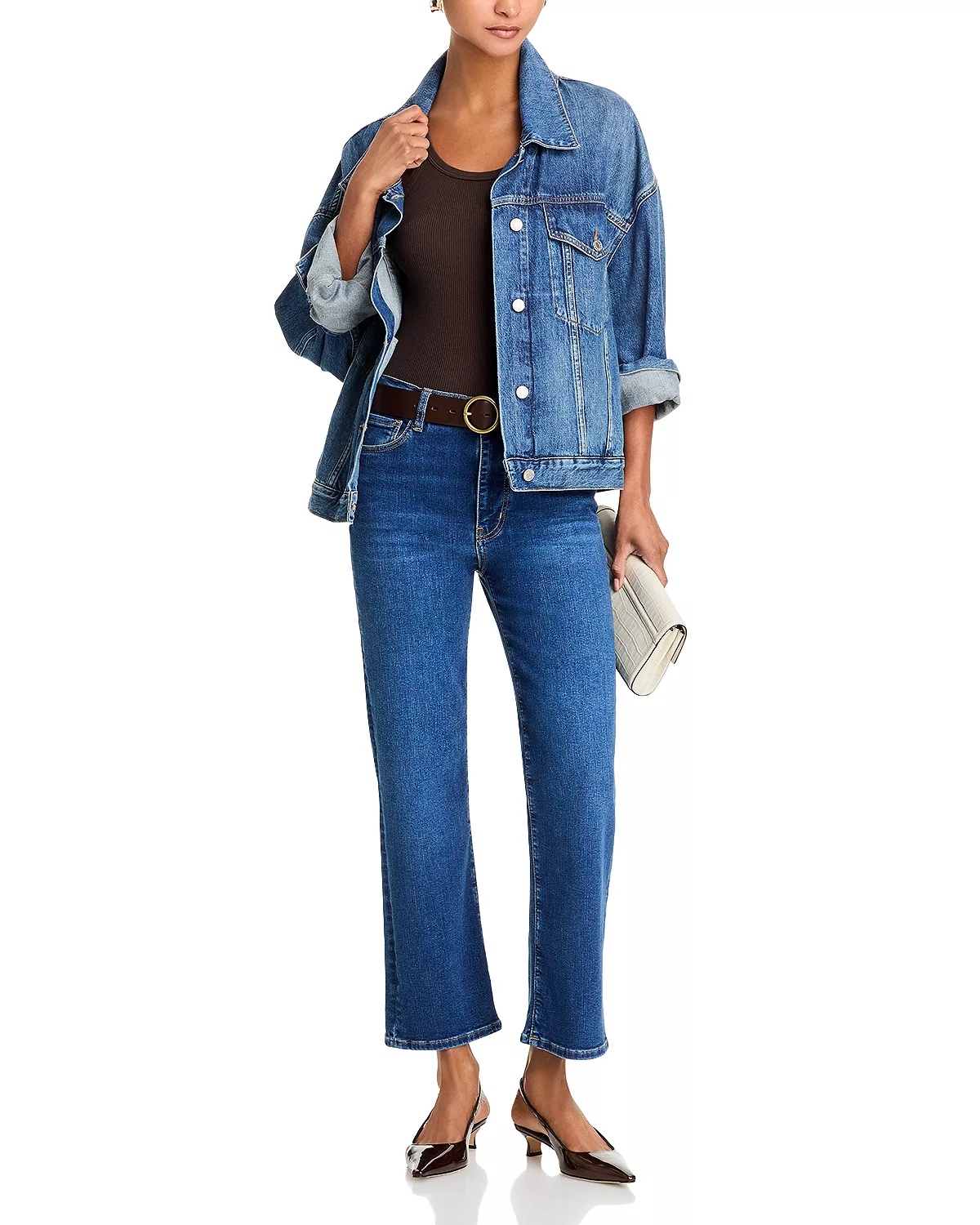 Le Sleek Straight Leg Jeans in Femma - 3