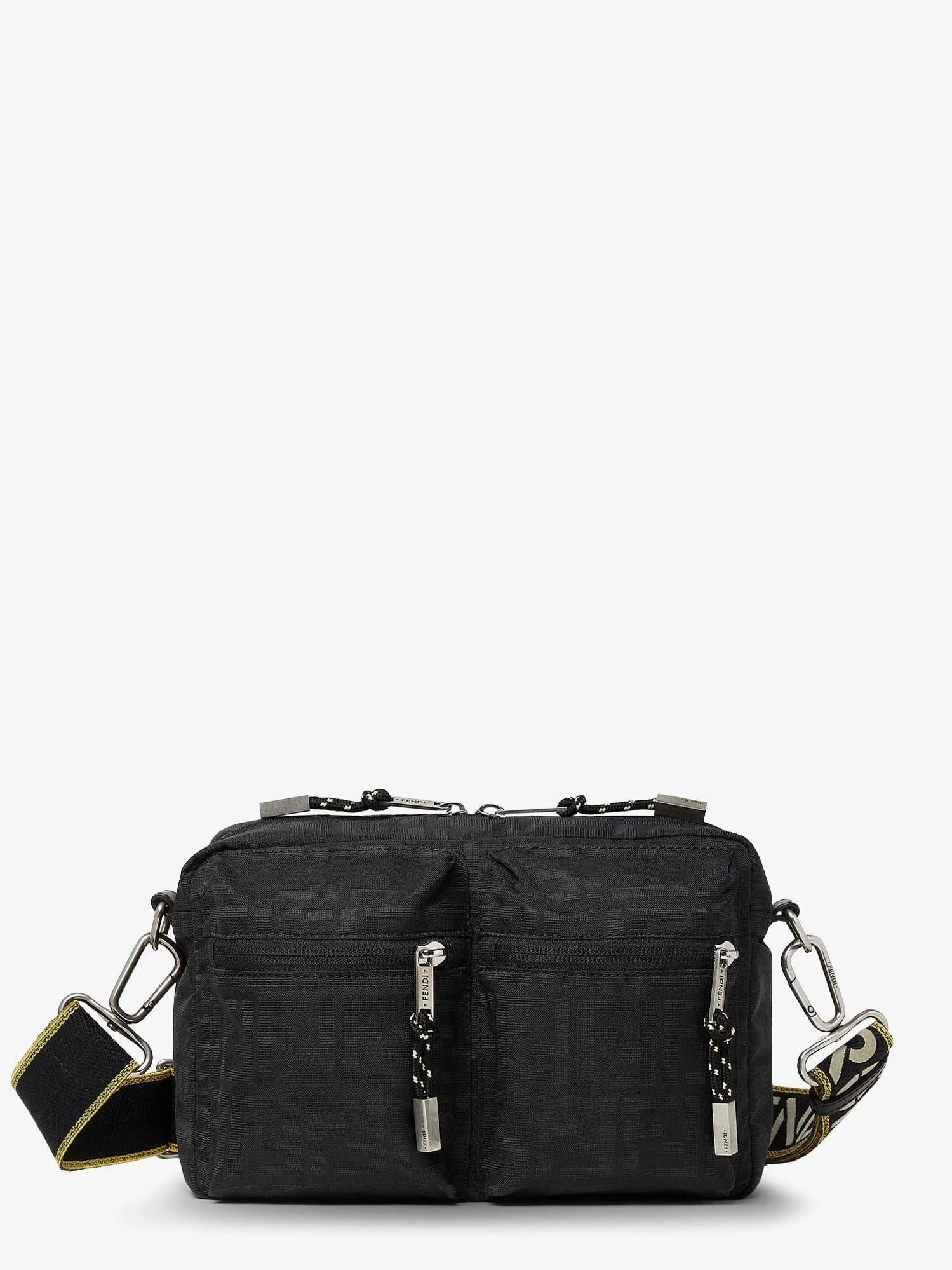 Fendi Men Camera Case Superlight Ff Zucca Fabric Crossbody Bag - 1