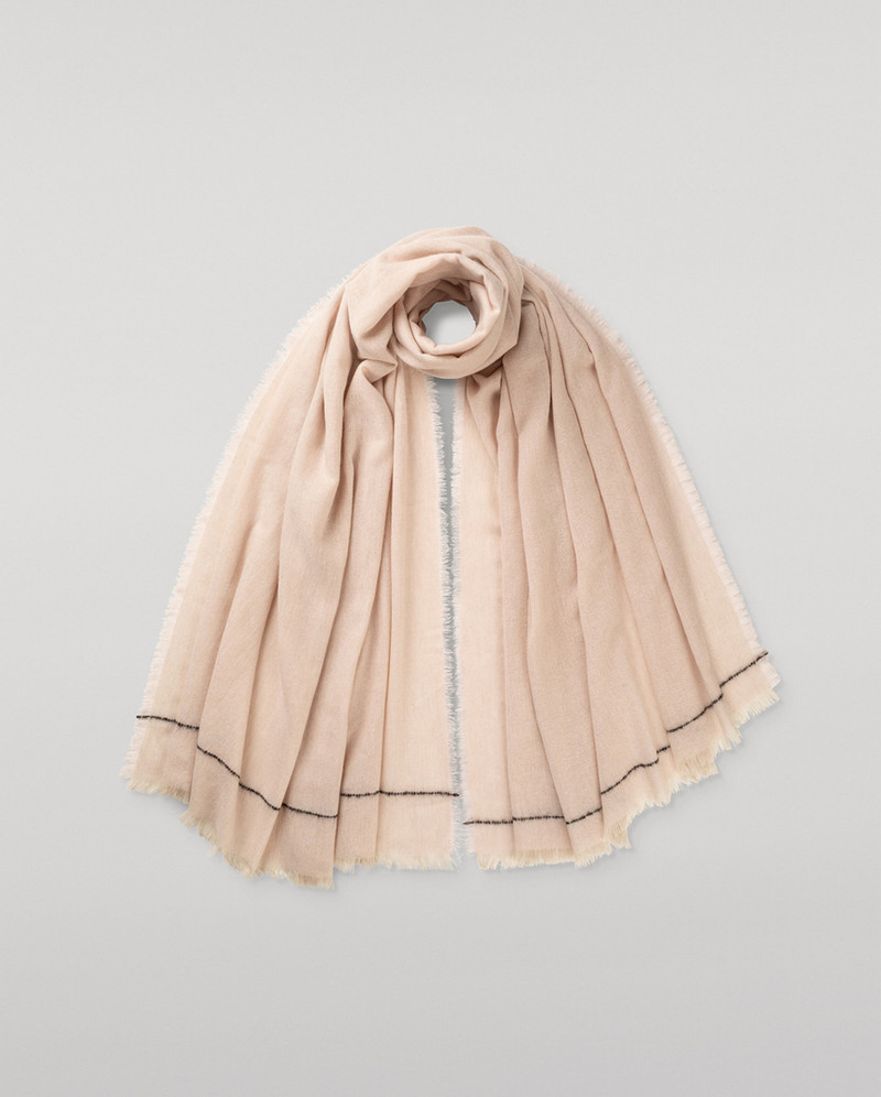 Usan Pink Cashmere Scarf 1