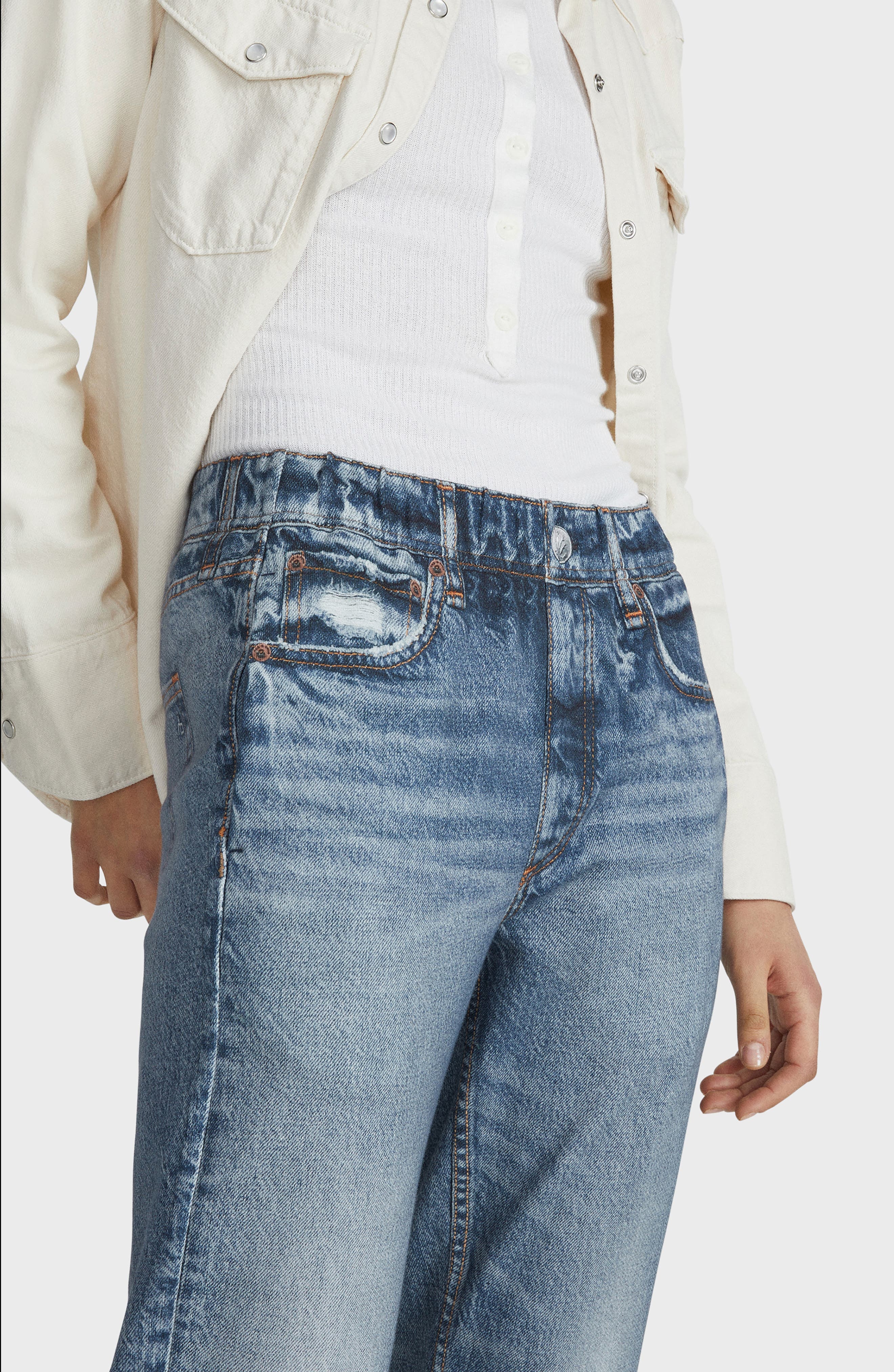 rag & bone Miramar Cotton Terry Jogger Sweatpant Jeans in Lynn at Nordstrom - 7