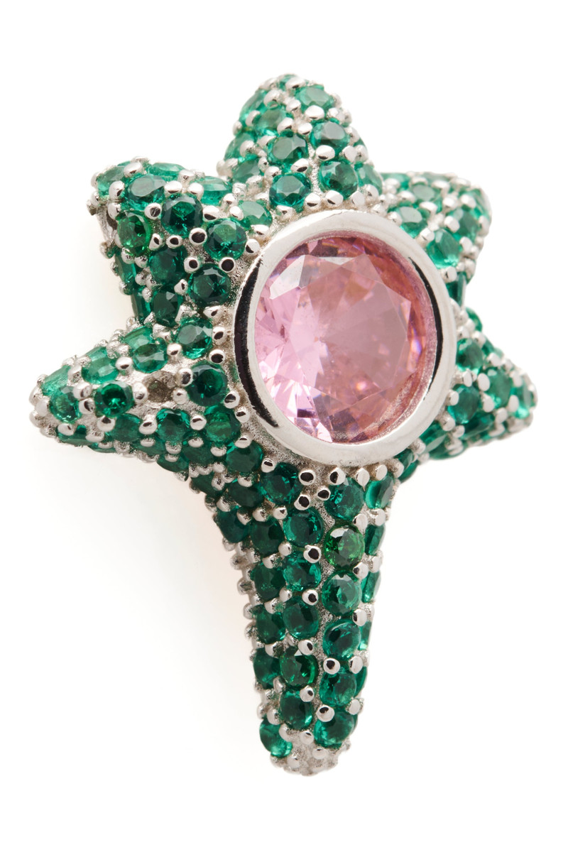 Collina Strada EMERALD PINK CORAL STUDS outlook