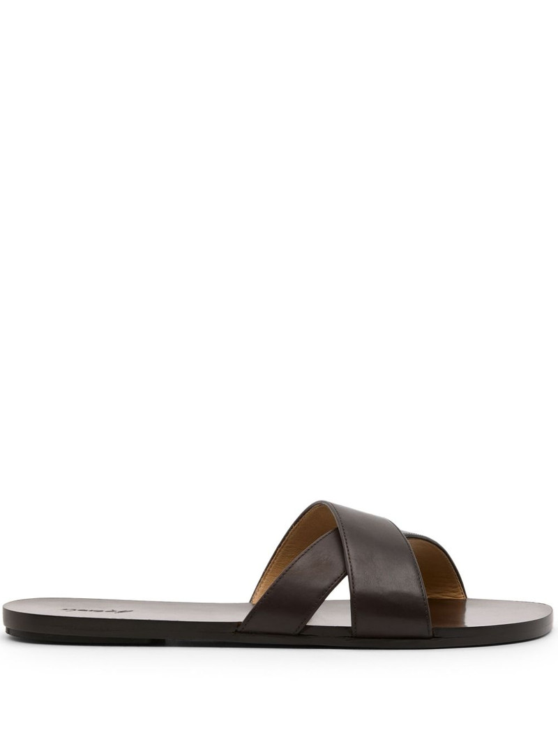 leather slides 1