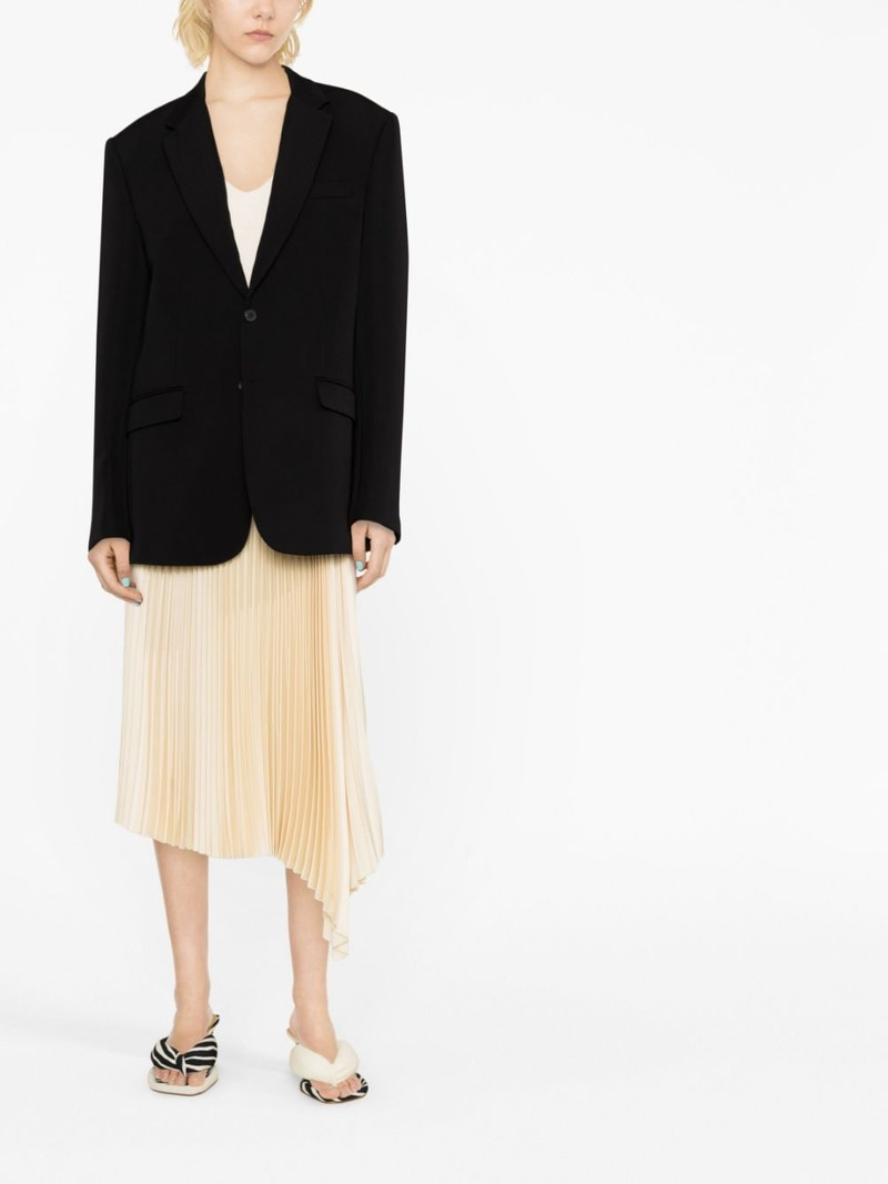 WARDROBE.NYC relaxed-fit single-breasted blazer outlook