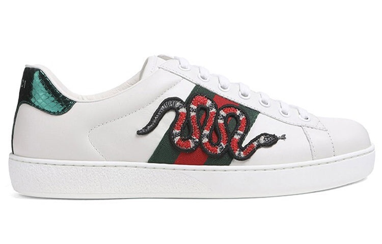 Gucci Ace Embroidered 'Snake' 456230-02JP0-9064 - 2