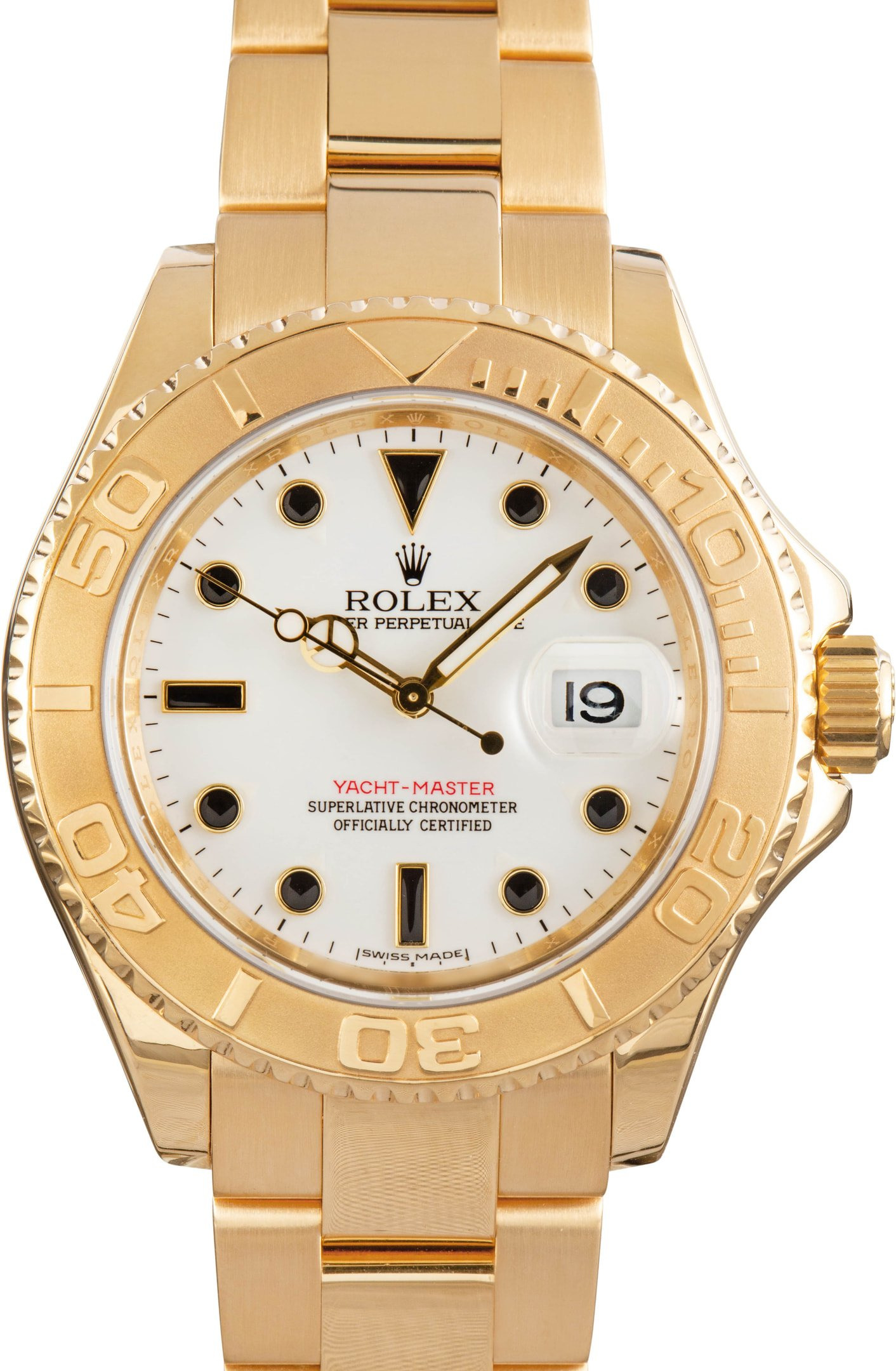 181248 Pre-owned Rolex Yacht-Master 16628 18k Yellow Gold - 1