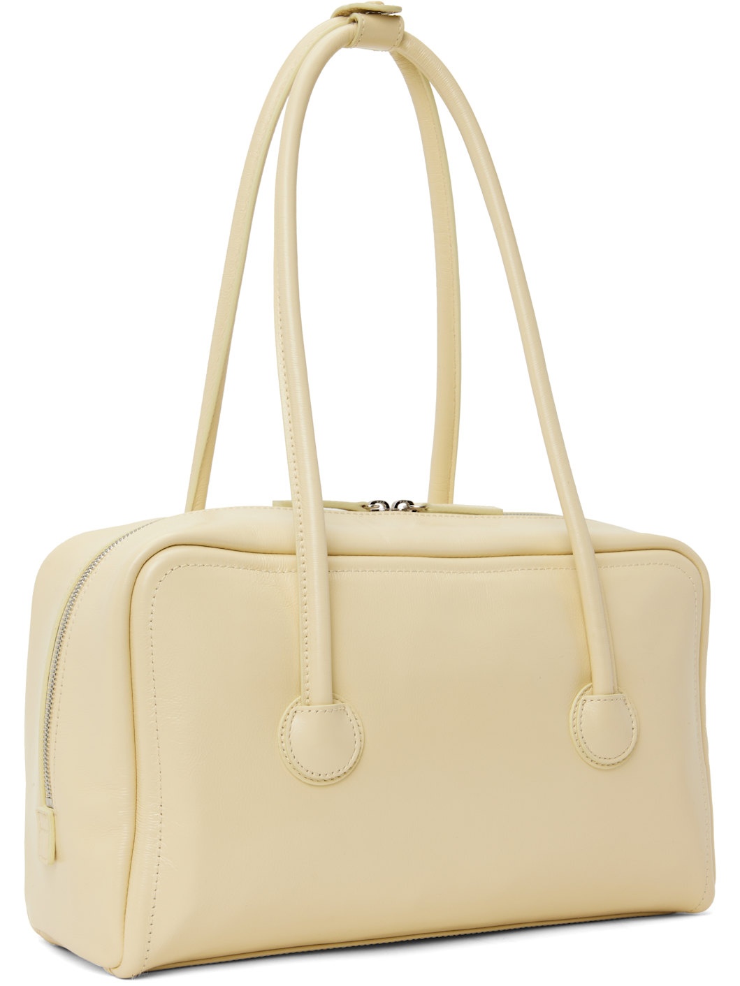Beige Soft Boston Bag - 3