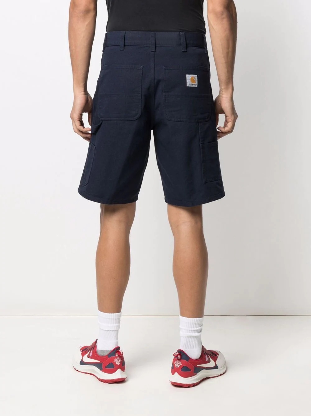 straight-leg chino shorts - 4