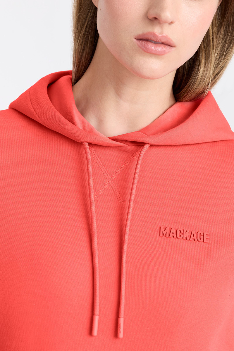 ZOSIA-Z Double-Face Jersey Logo Hoodie 8