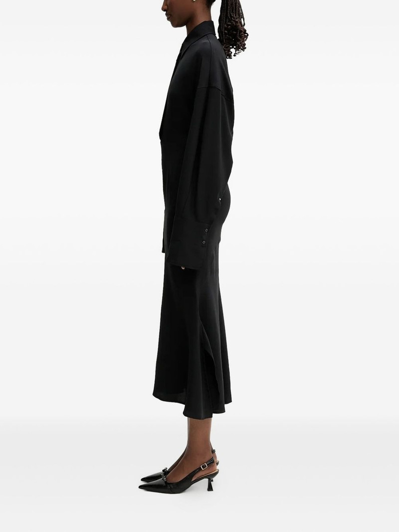 Sportmax shirt-collar flared midi dress outlook