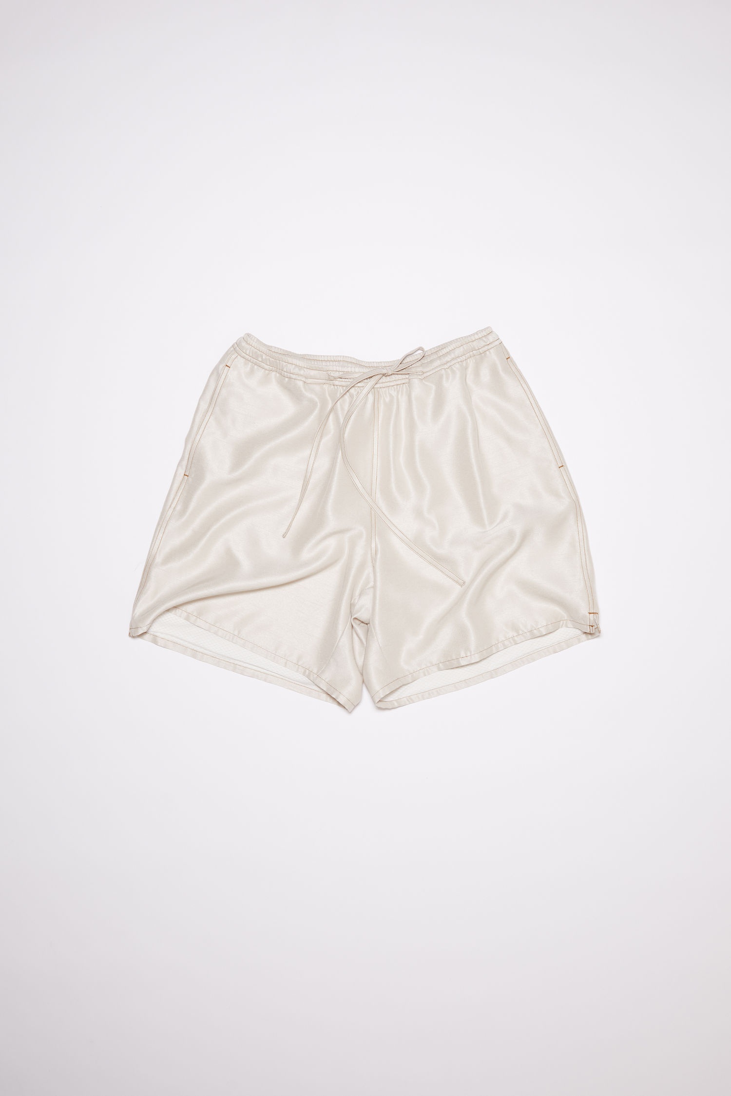 Drawstring shorts - Light beige - 5