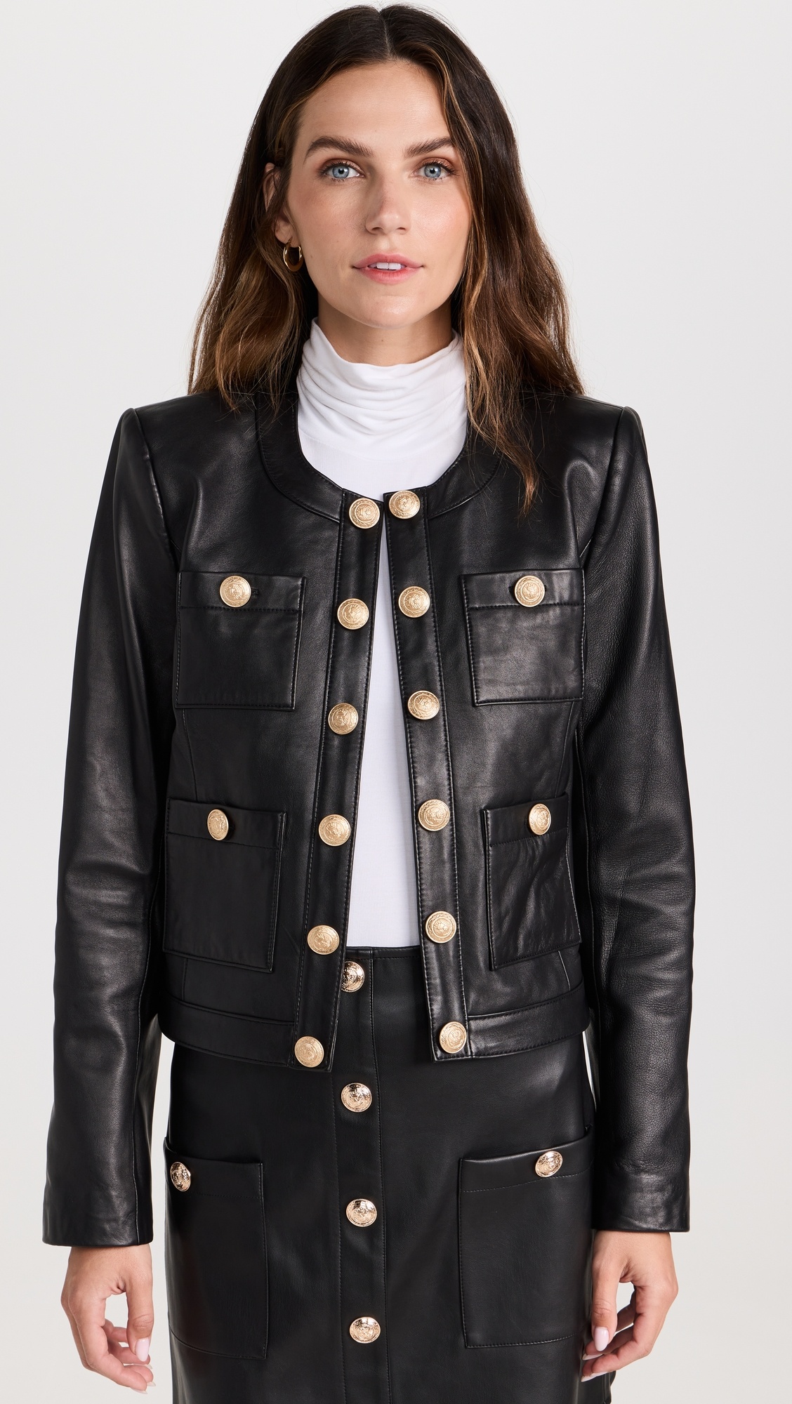 Jayde Collarless Jacket - 6