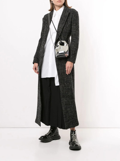 Yohji Yamamoto handkerchief hem wool coat outlook