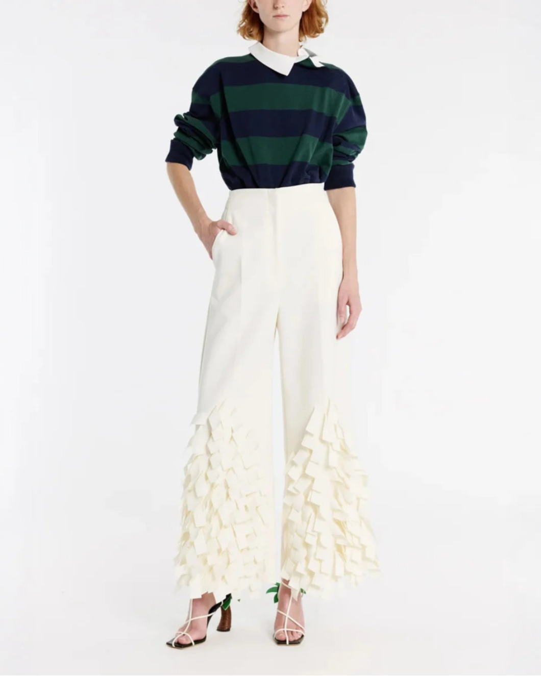 CULOTTES WITH RECTANGLE DETAIL - 2