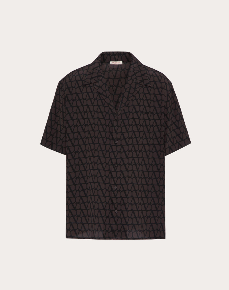 ALL-OVER TOILE ICONOGRAPHE PRINT SHORT SLEEVE SHIRT 1
