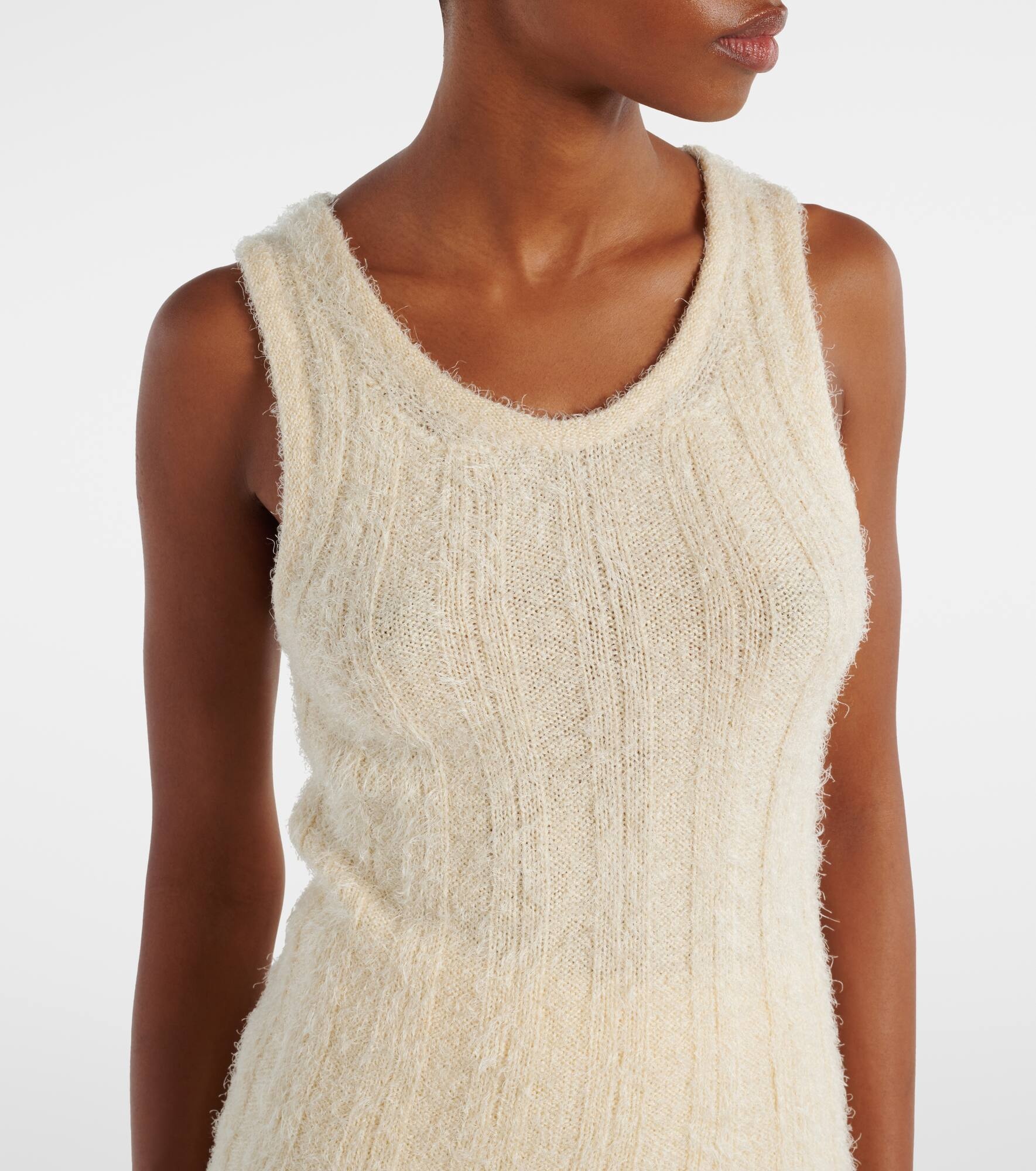 Lena silk and cashmere tank top - 4