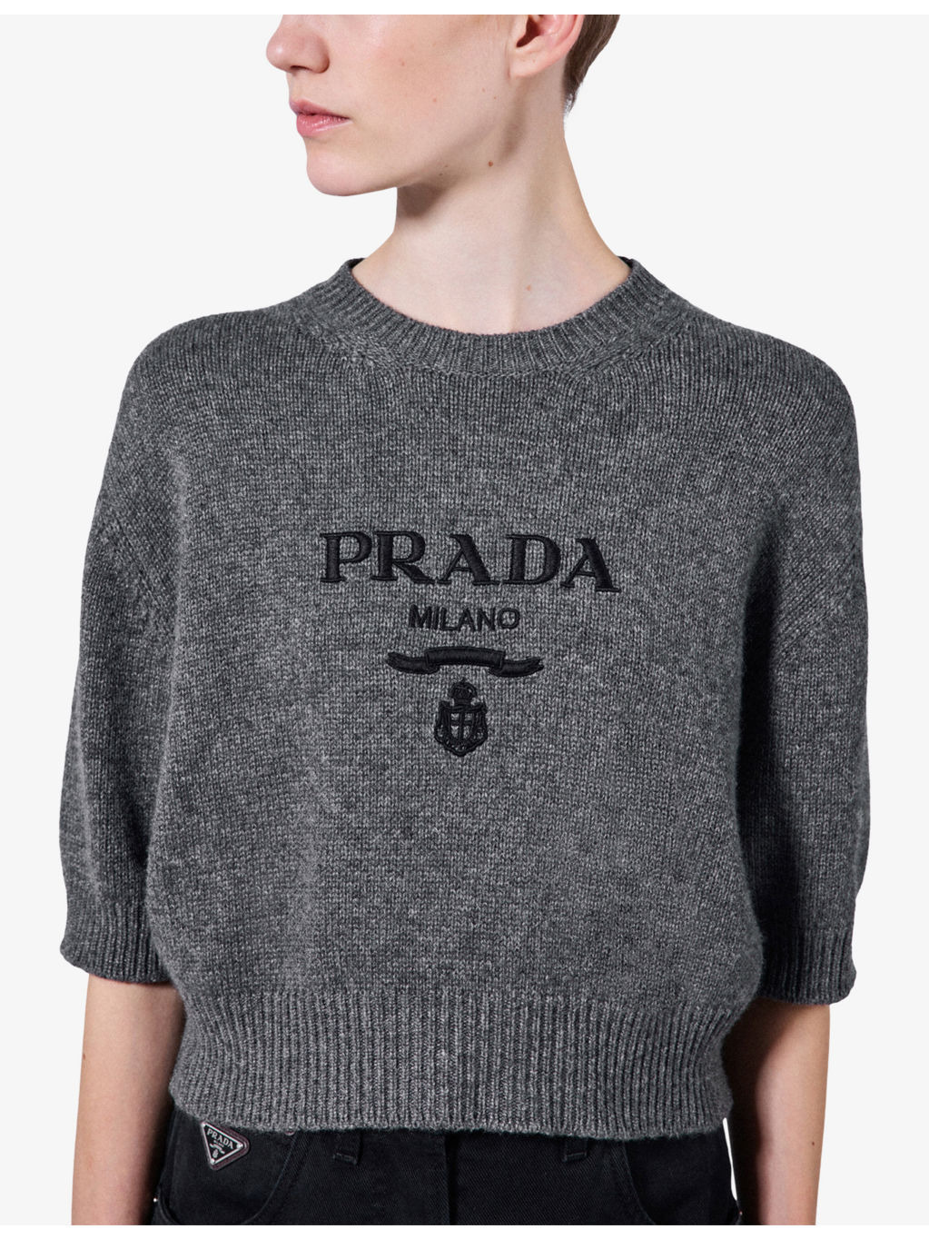 Logo-Intarsia Cashmere-Wool Blend Knitted Jumper - 3