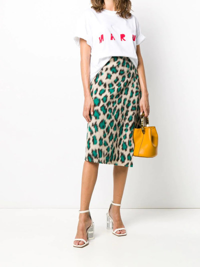 Marni drawn logo T-shirt outlook