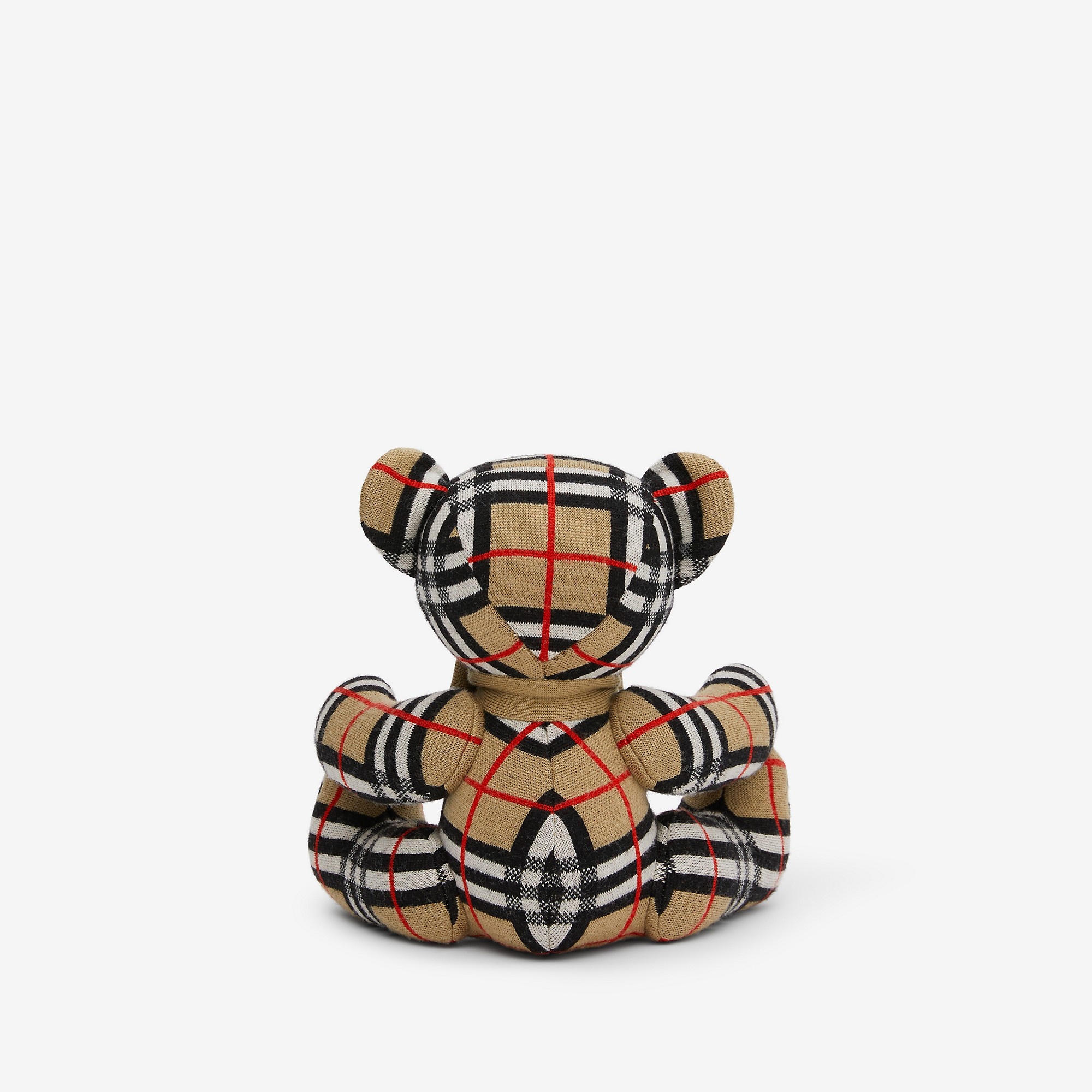 Check Wool Thomas Bear - 3