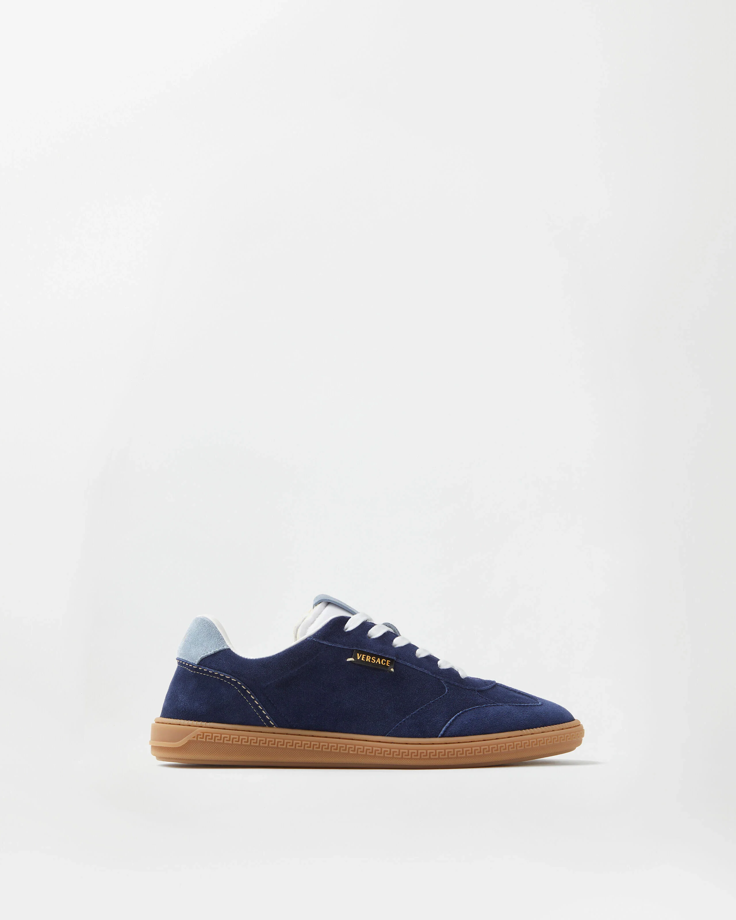 Greca Court Suede Sneakers - 1