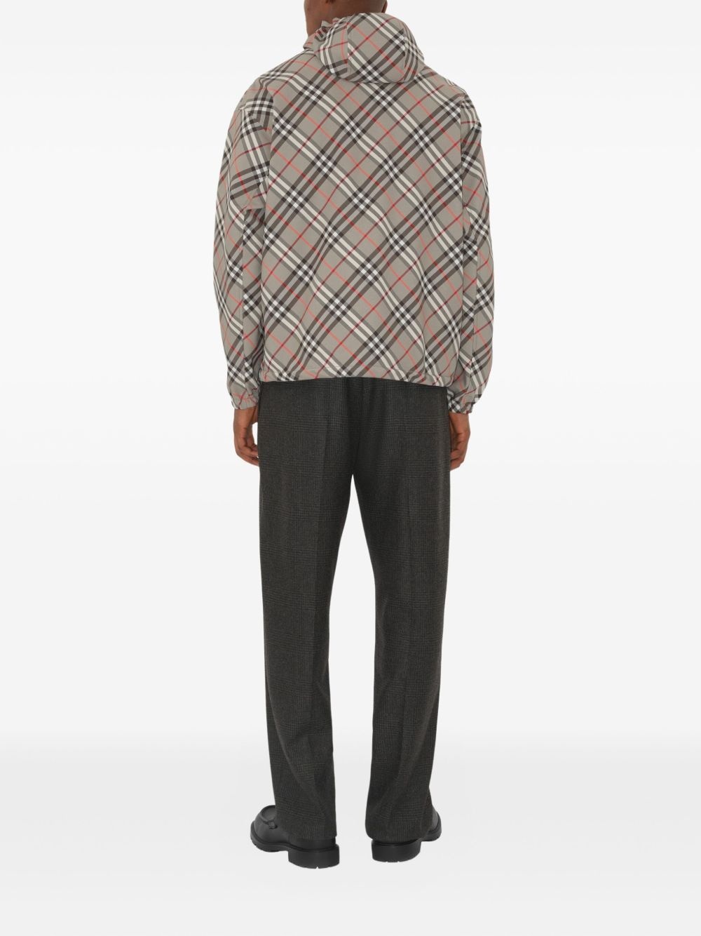 reversible checked jacket - 3