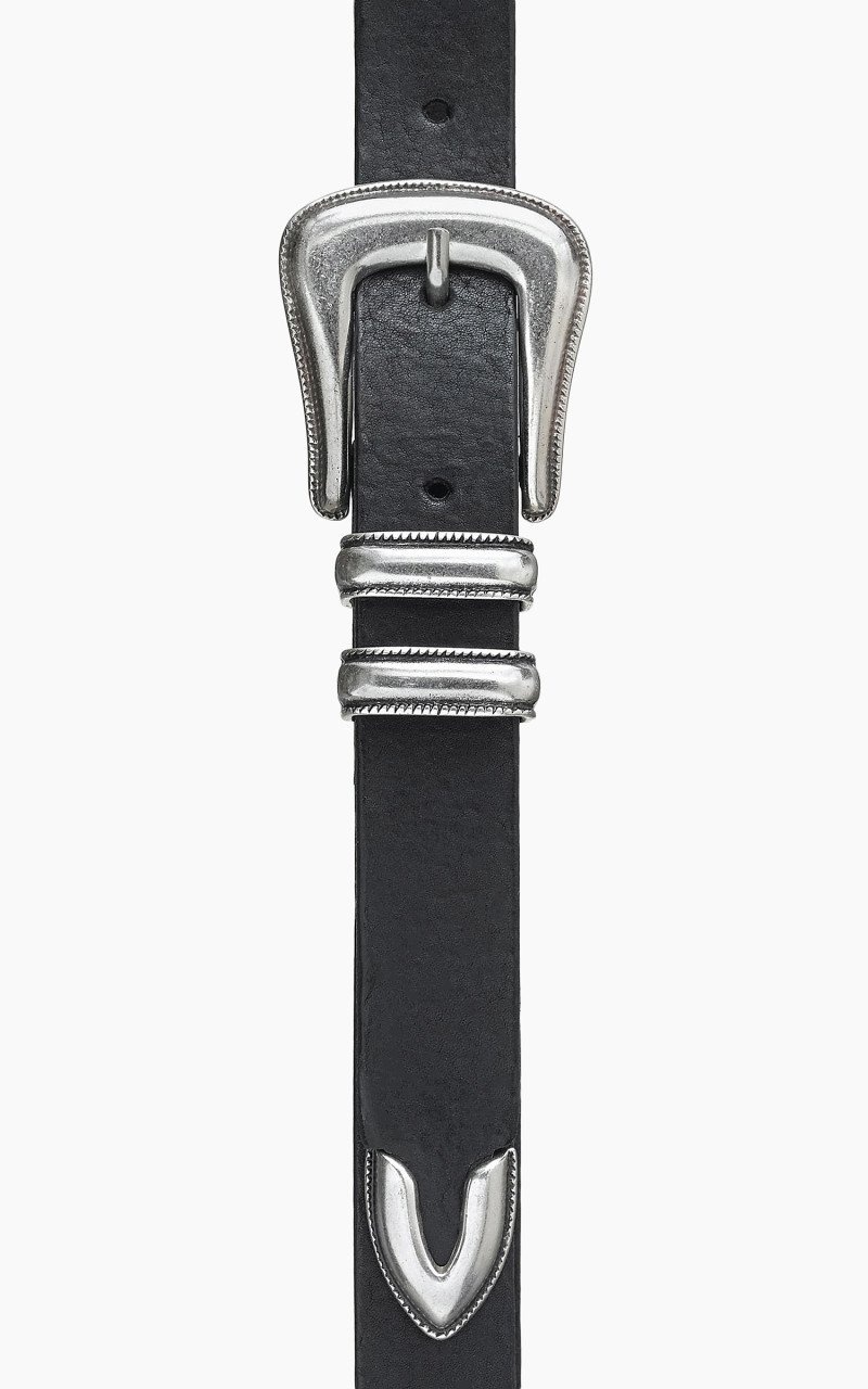 WESTERN SILVER BELT BLACK - 2