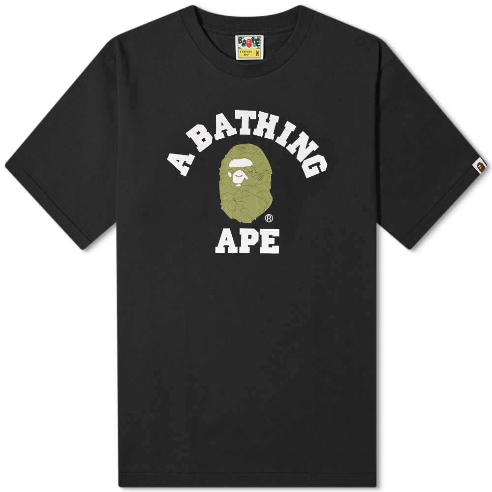 A Bathing Ape Line 1st Camo College Tee - 1