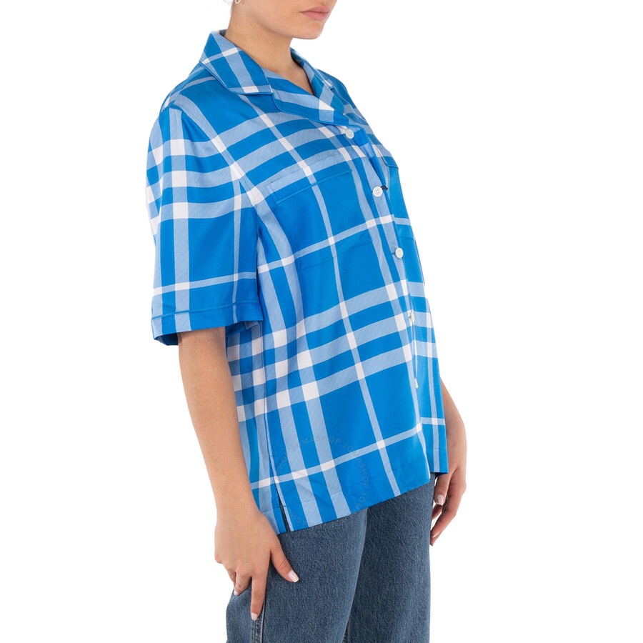 Burberry Plaid-Patterned Button-Up Shirt - 3