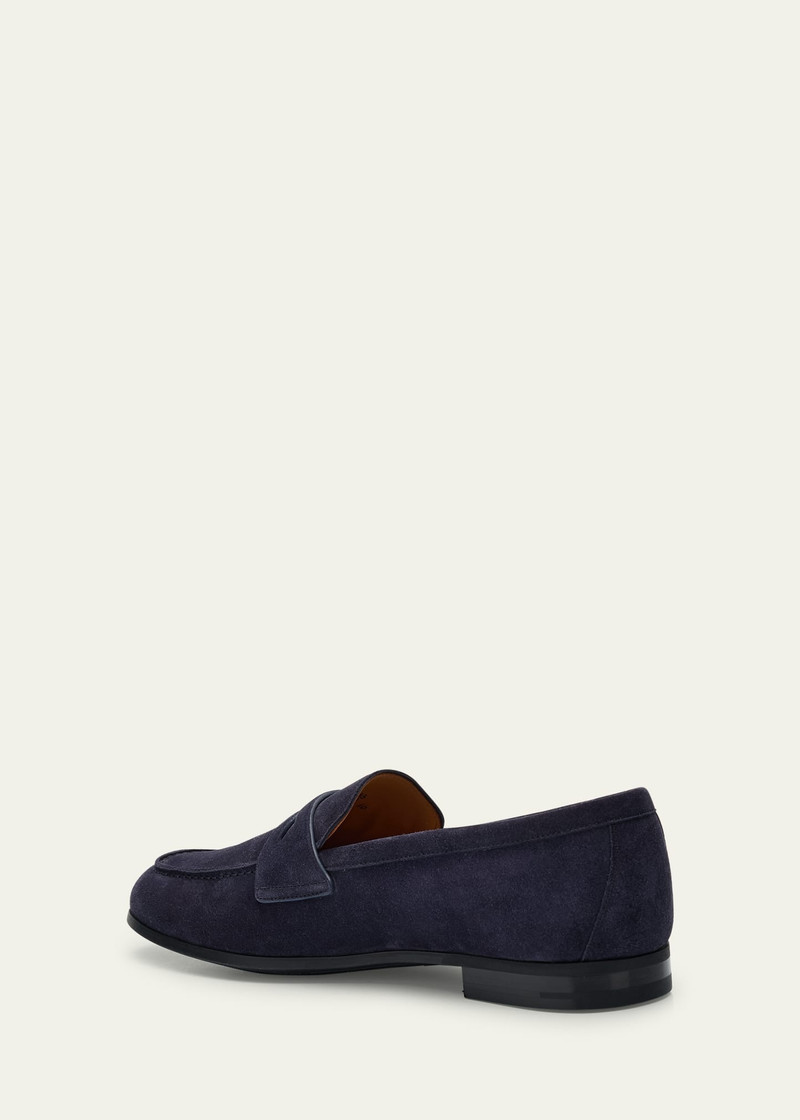 Church's Men's Milton Suede Rubber-Sole Penny Loafers outlook