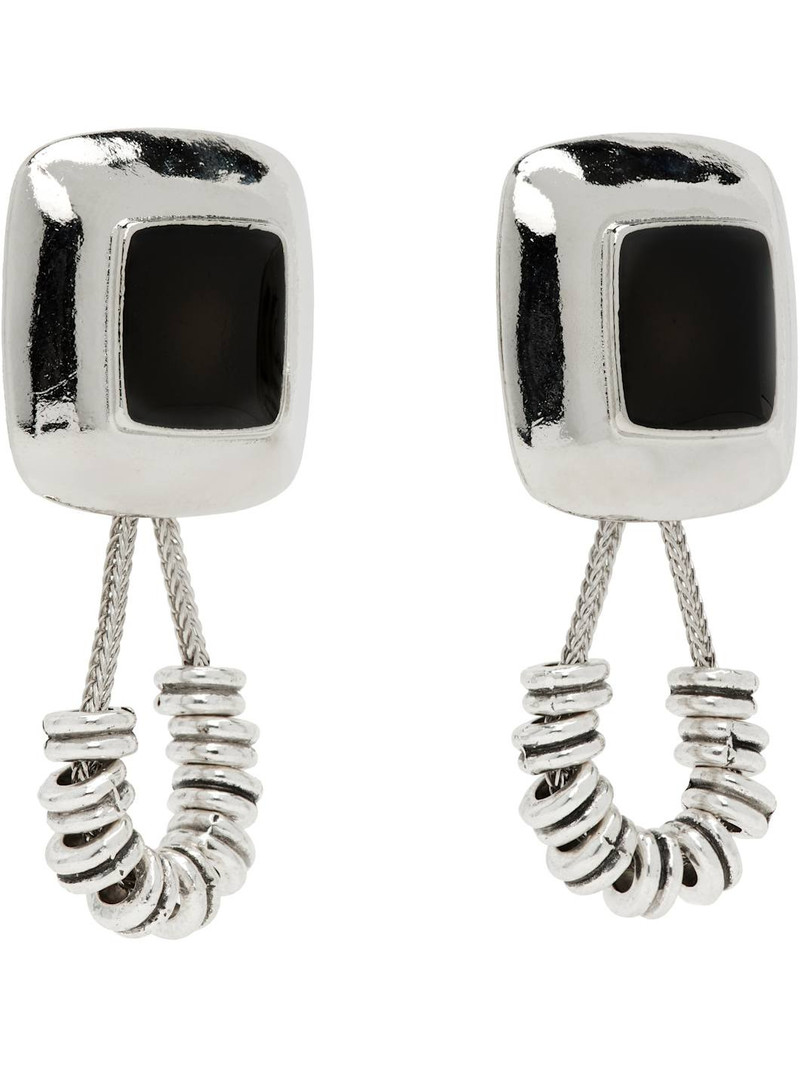 TOGA PULLA Stone Beads Pierced Earrings outlook