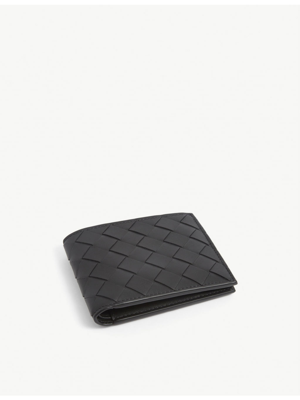 Intrecciato leather bifold wallet - 3