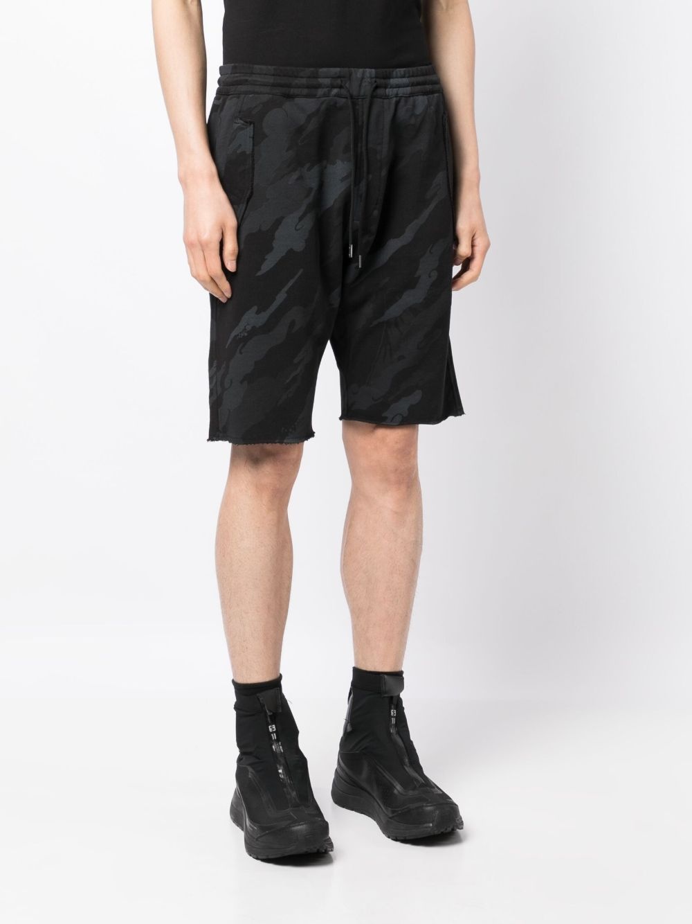 Bonsai Forest-print cotton shorts - 3