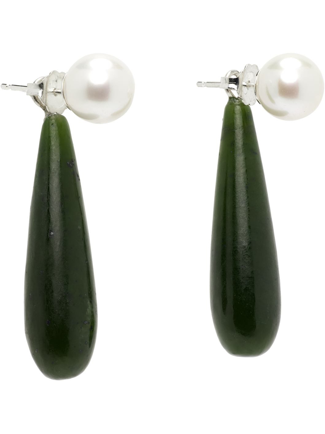 Small Angelyne Jade Earrings - 2