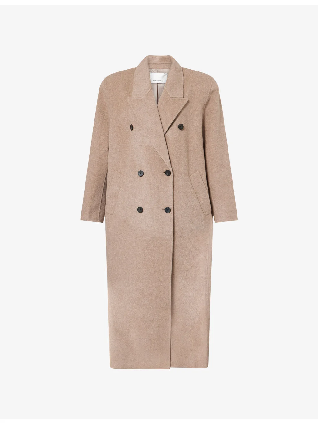 Gaia Double-Breasted Wool-Blend Coat - 1