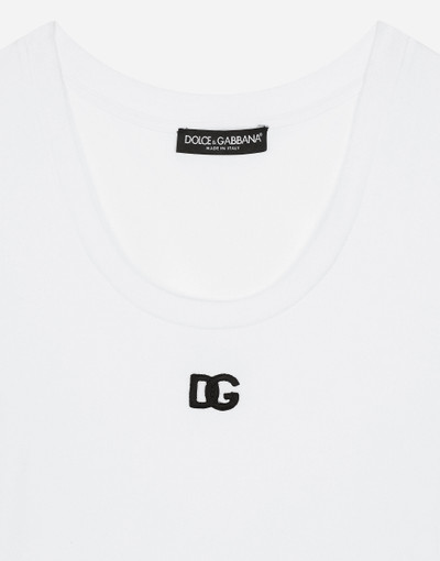 Dolce & Gabbana Jersey T-shirt with DG logo outlook