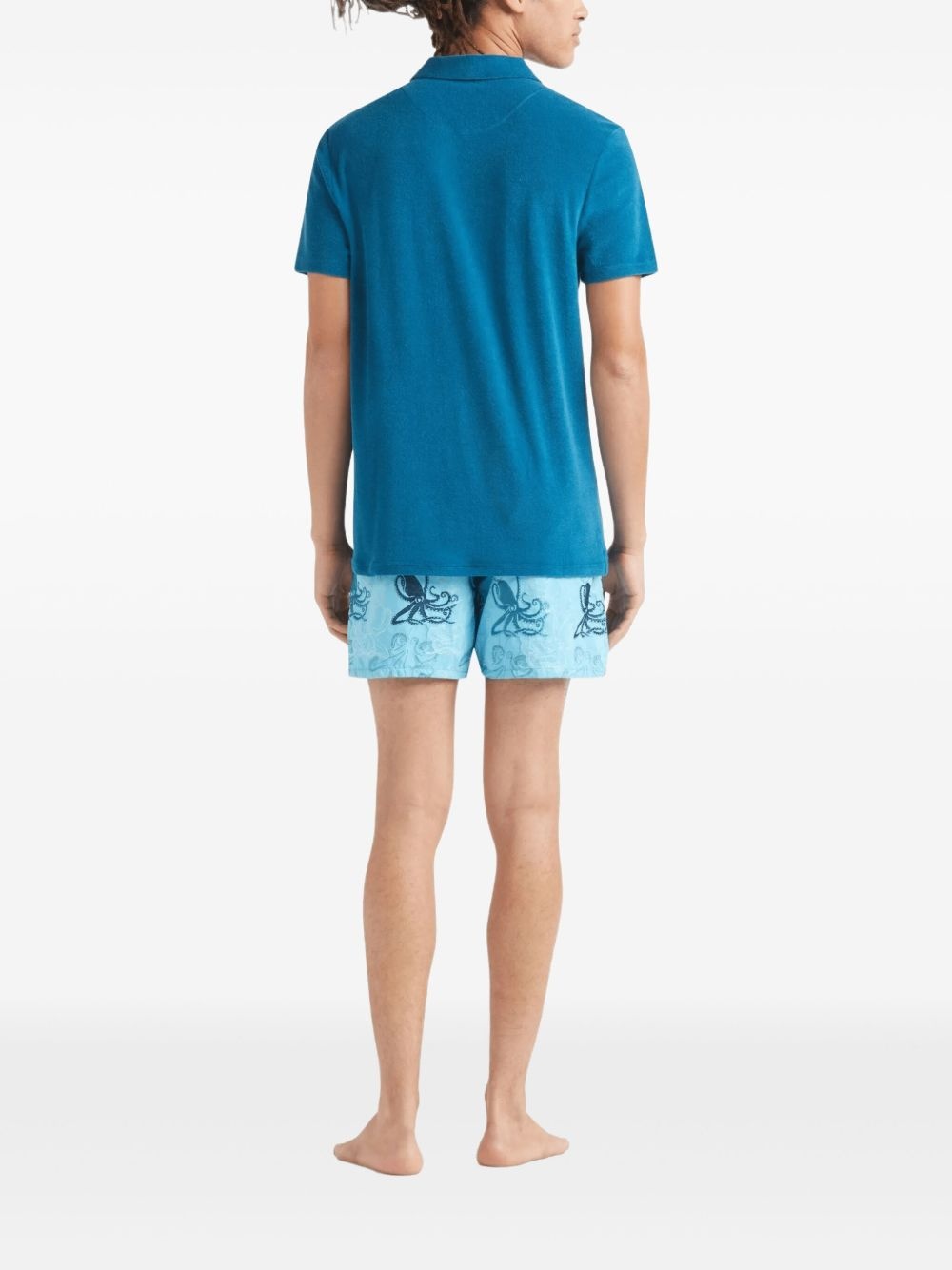 terry-cloth polo shirt - 3