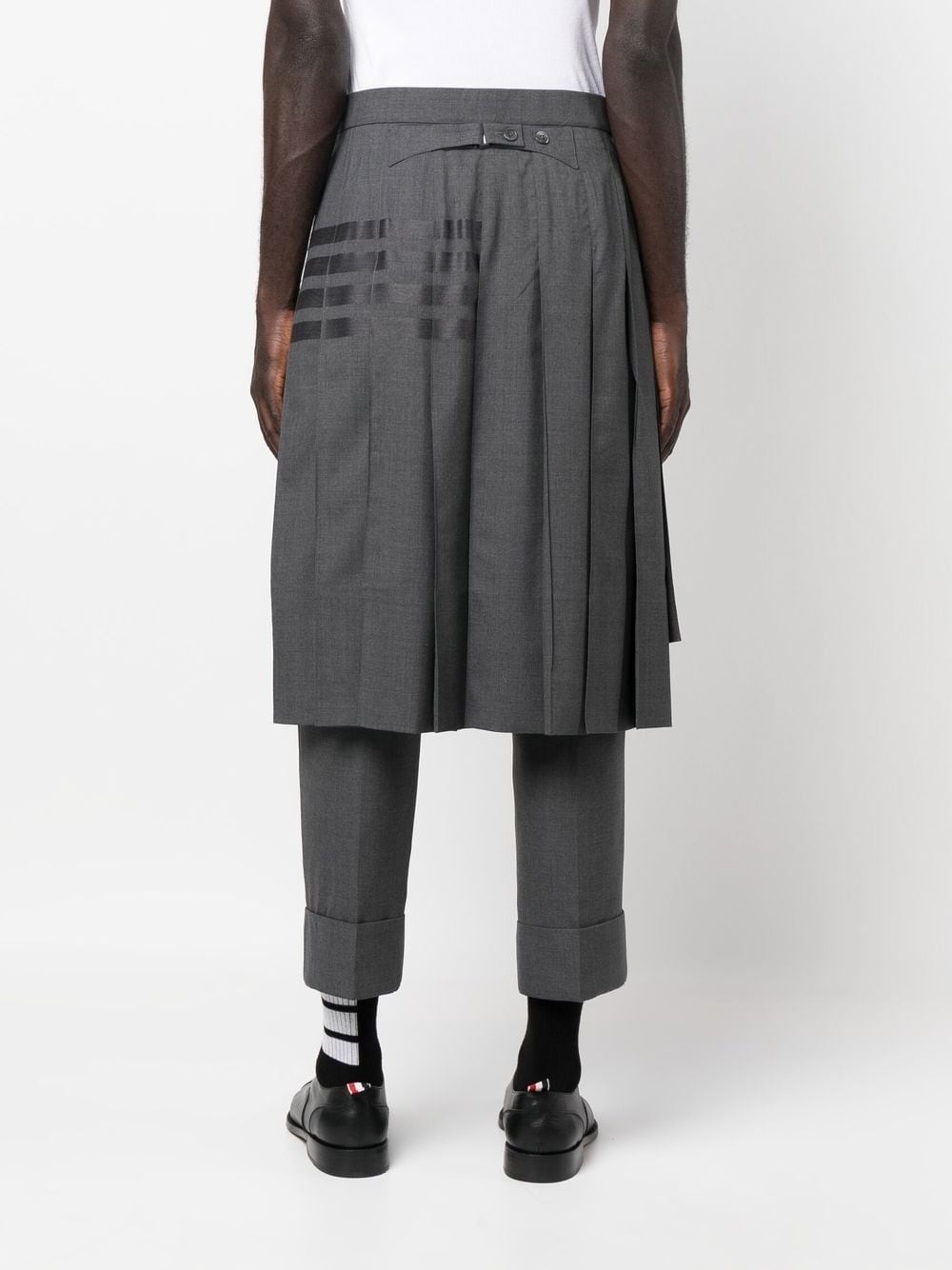 stepped box-pleat skirt - 4