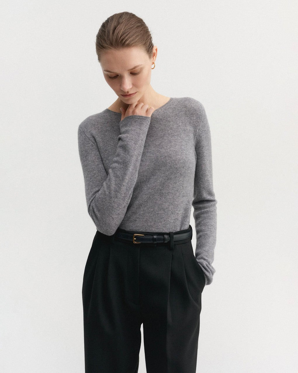 Sweater Awa Crewneck Grey - 2