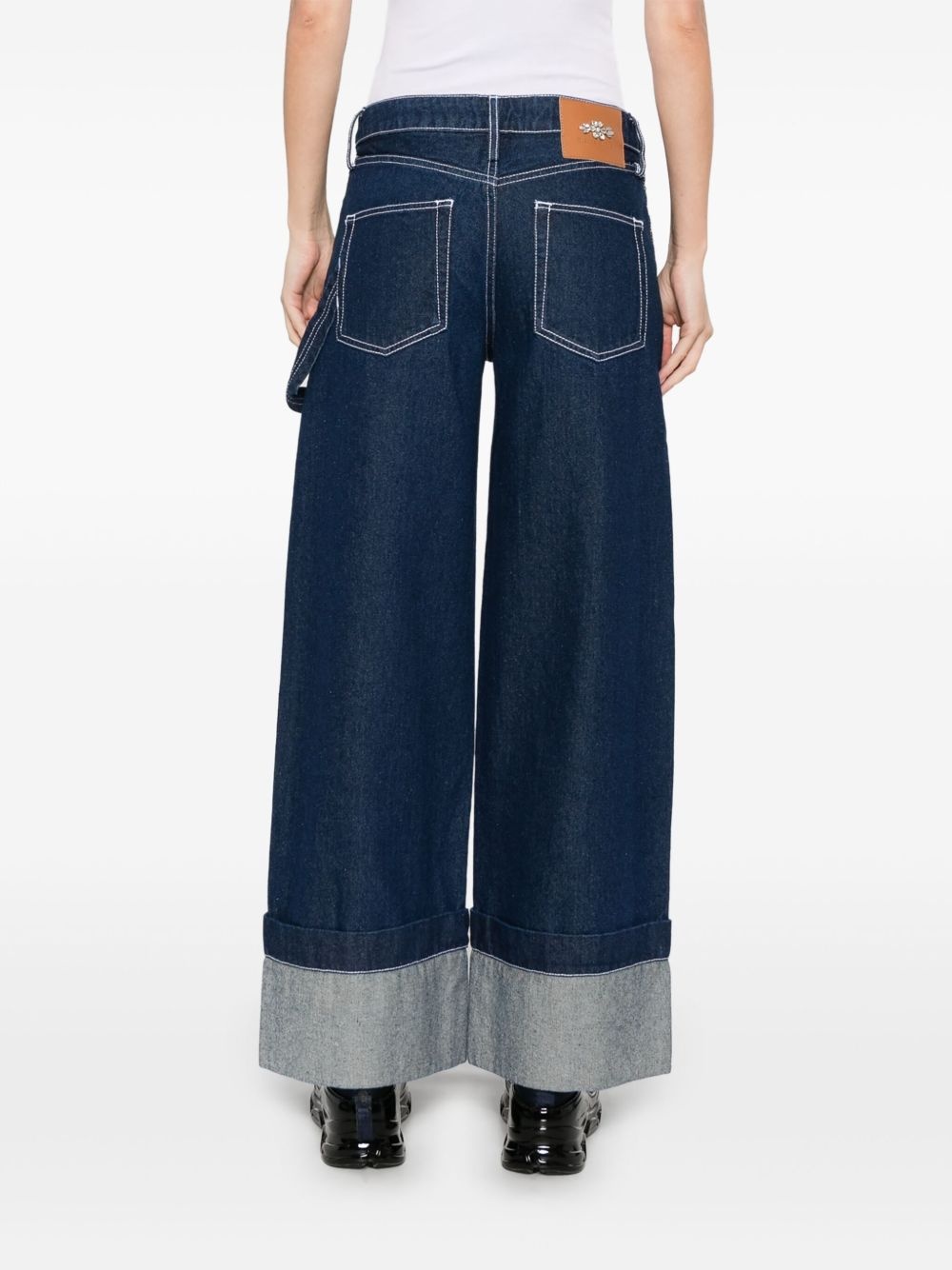 embellished carnation jeans - 4