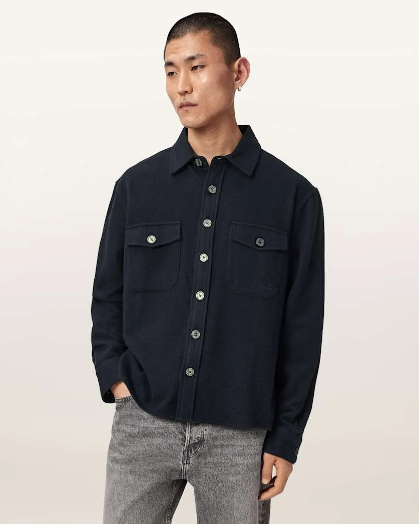 HAIKU LONG SLEEVE BUTTON UP SHIRT - 1
