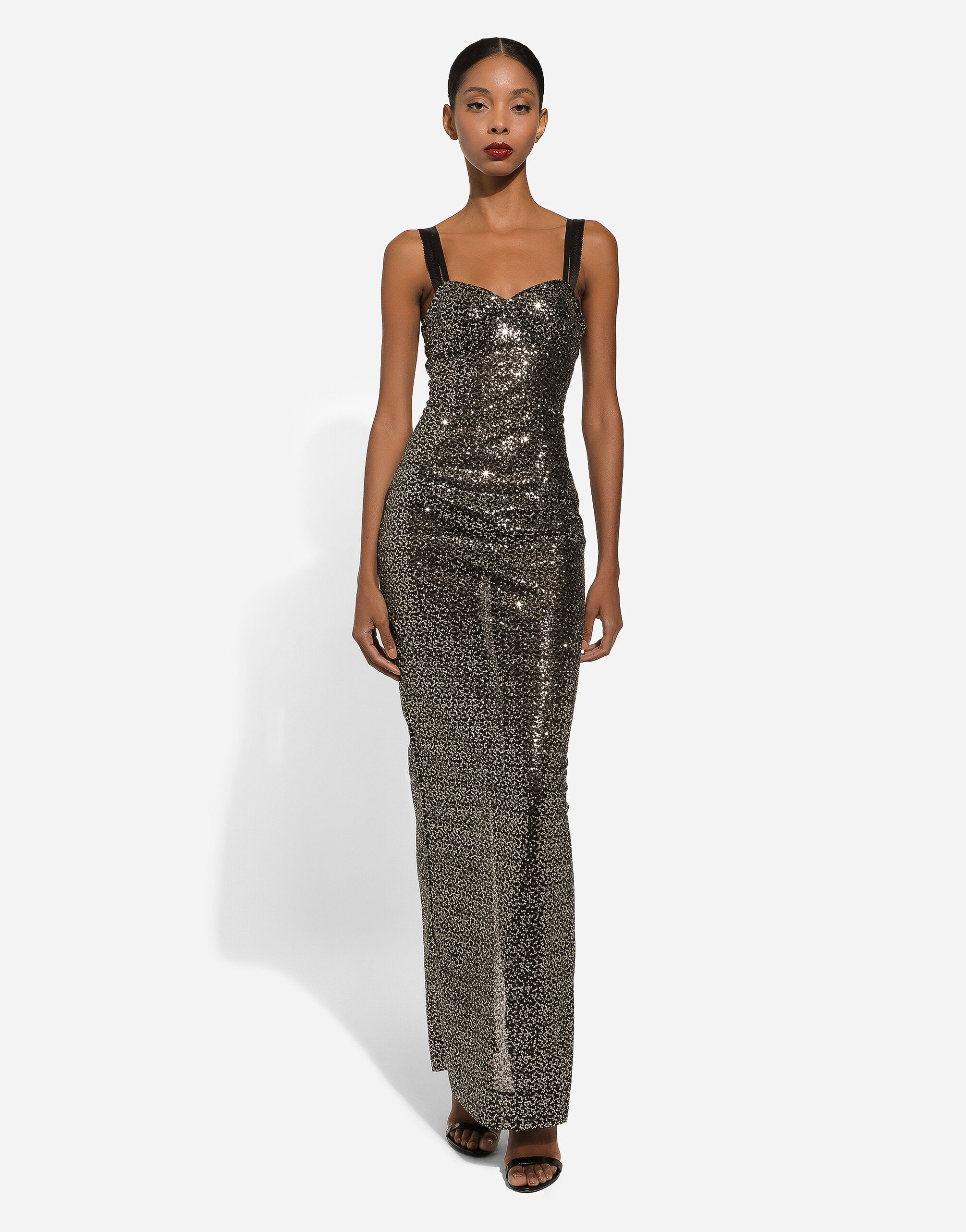 Long sequined corset dress - 2