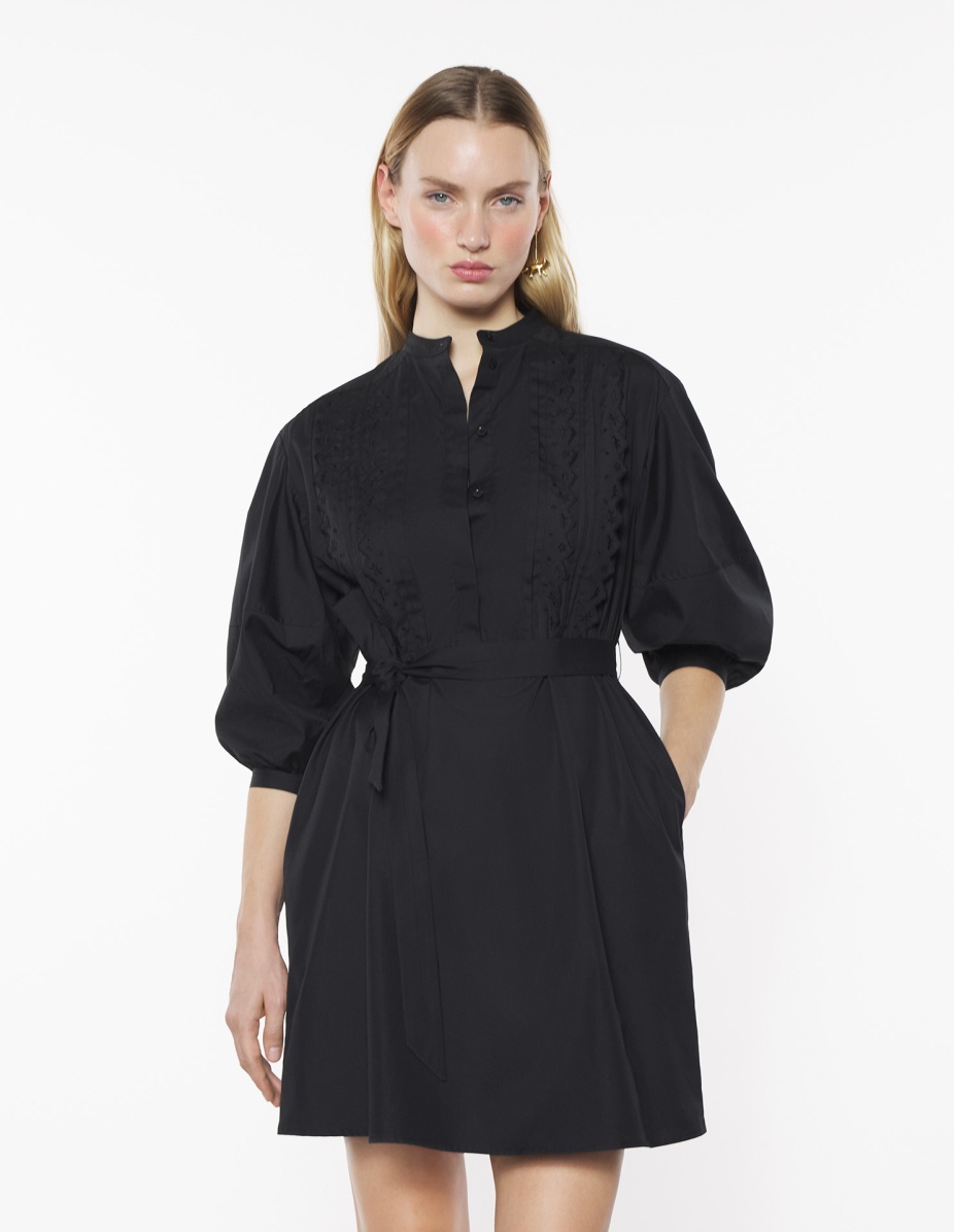CRAFTED EMBROIDERY MAXI SLEEVE DRESS - 3