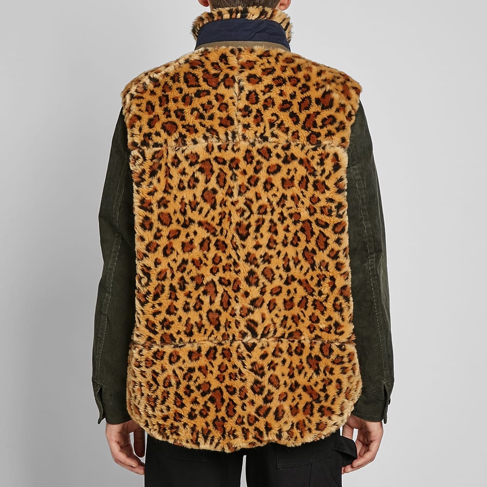 Sacai Leopard Fleece Blouson - 5