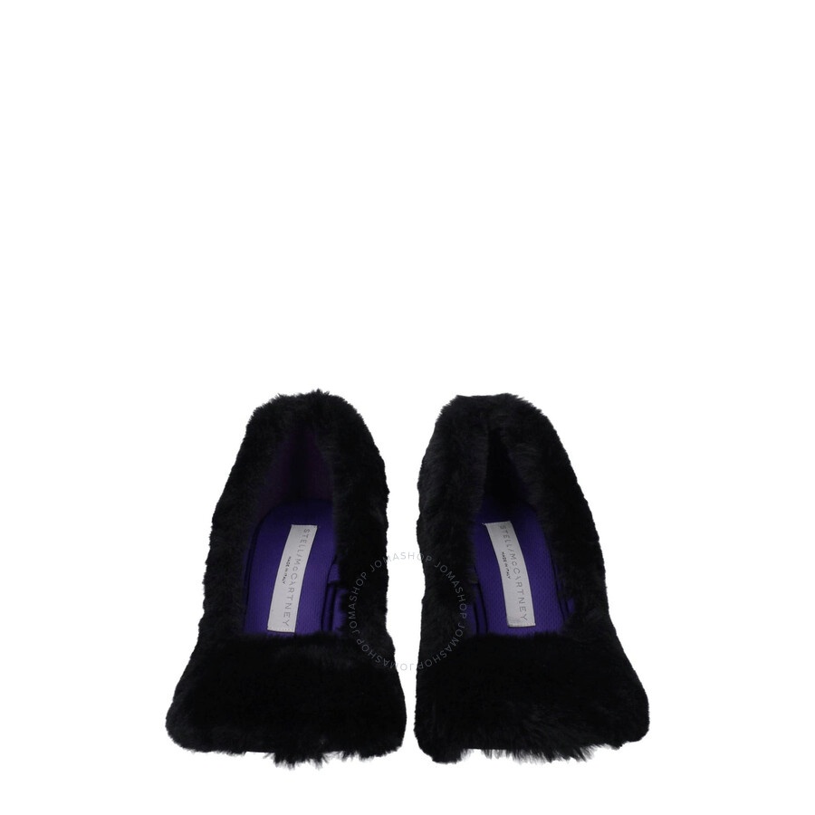 Stella Mccartney Black Ryder Shaggy Stiletto Pumps - 3